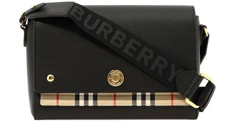 burberry small leather crossbody bag black|Burberry note bag black.